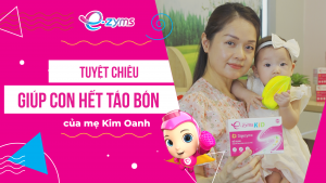 Bí quyết vàng giúp mẹ Kim Oanh trị dứt điểm táo bón cho con